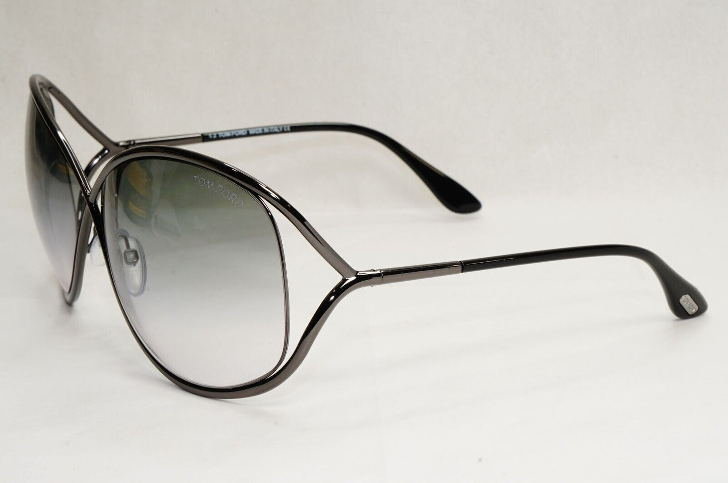 Tom Ford Sunglasses Miranda Gunmetal Gradient Grey Metal FT0130 TF 130 08B [A]