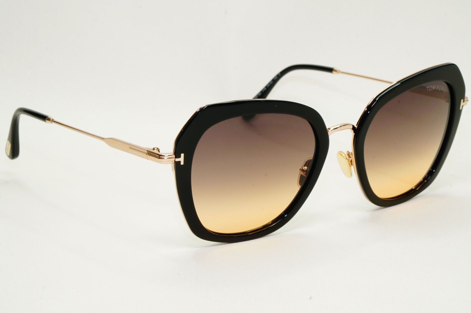 Tom Ford Sunglasses Kenyan Black Gold Brown Gradient FT0792 TF 792 01B 54mm