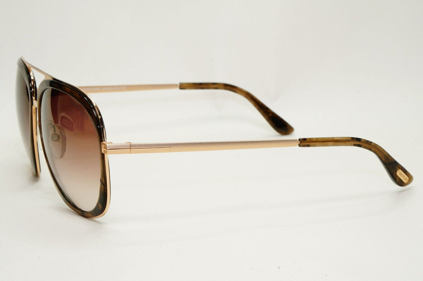 Tom Ford Sunglasses Sam Gold Gradient Brown Square Pilot FT0469 TF 469 50C [a]