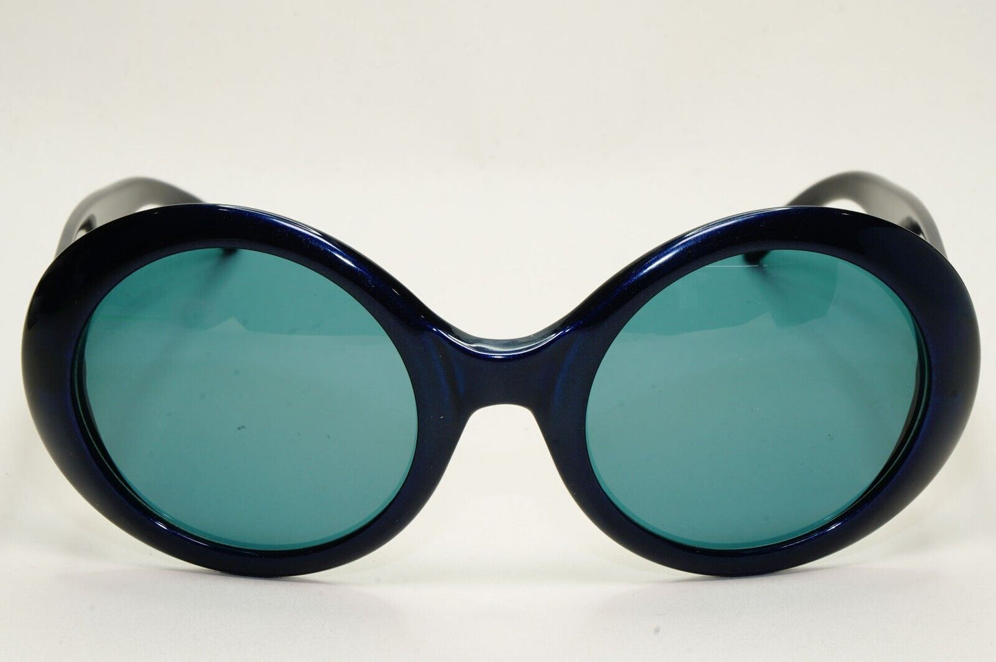 Gucci Sunglasses 1996 Vintage Dark Blue Green Round Large GG 2401/N/S XB6 151024