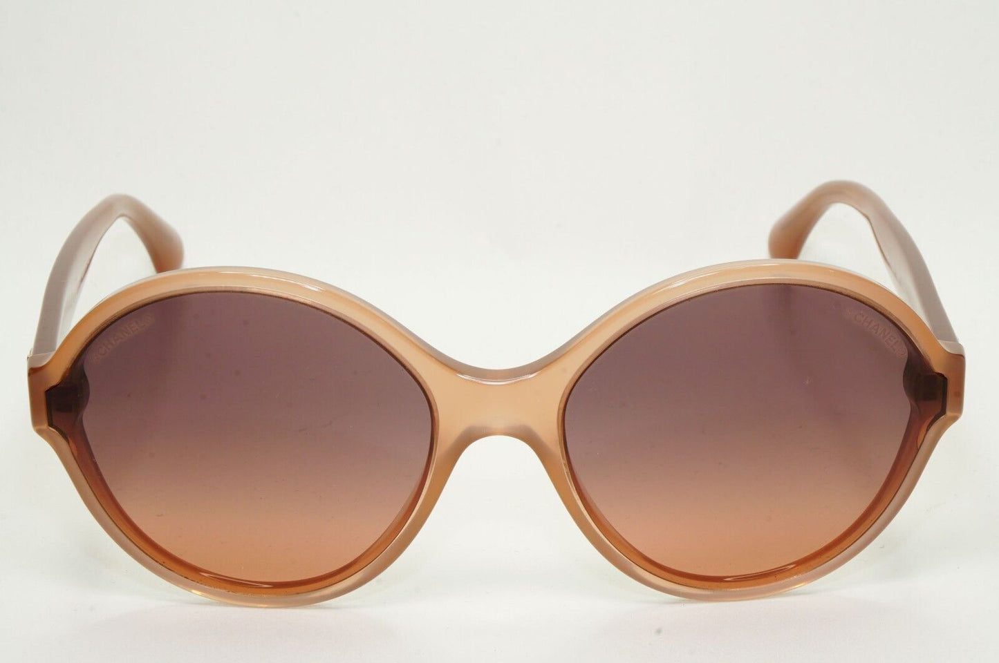 Chanel Sunglasses Brown Gradient Gold Round 5387 c.1623/K0 58mm