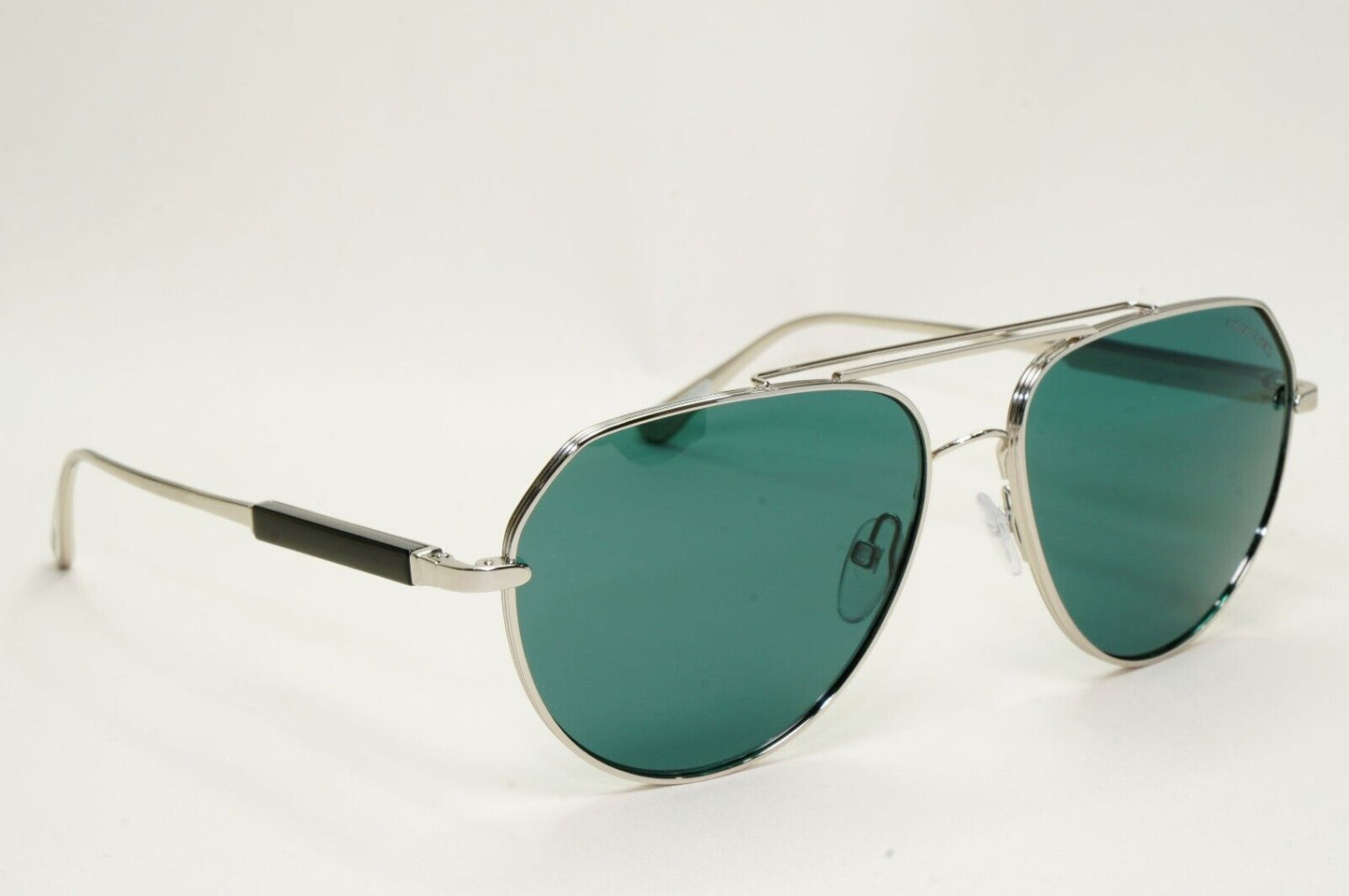 Tom Ford Sunglasses Andes Silver Green Teal Metal Pilot FT0670 TF 670 16V 61mm