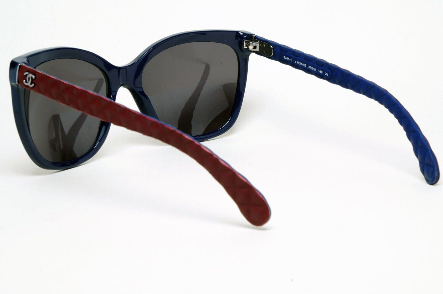 Chanel Sunglasses Black Dark Blue Burgundy Bordo Quilted 5288-Q c.1021/S2 261124