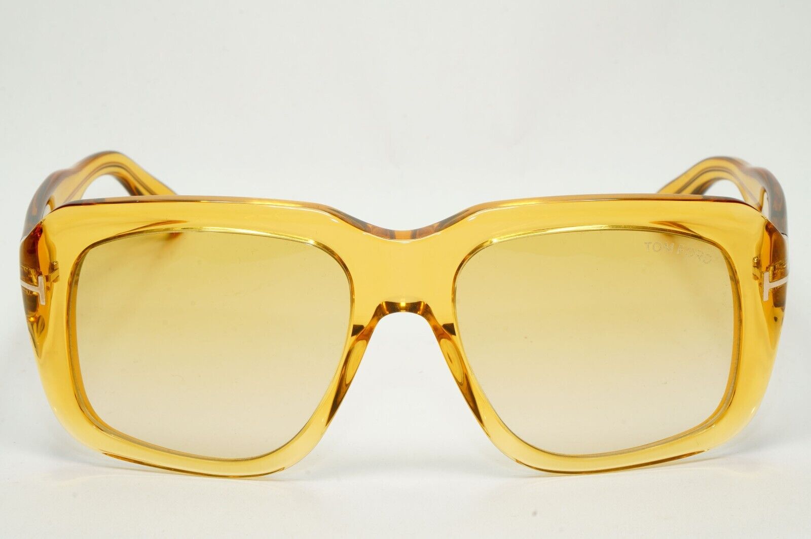 Tom Ford Sunglasses Bailey-02 Yellow Honey Transparent Square FT0885 TF 885 39F