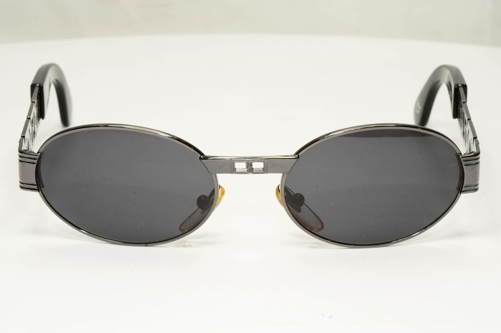 Gianni Versace 1996 Vintage Gunmetal Medusa Metal Sunglasses MOD S43 COL 89M