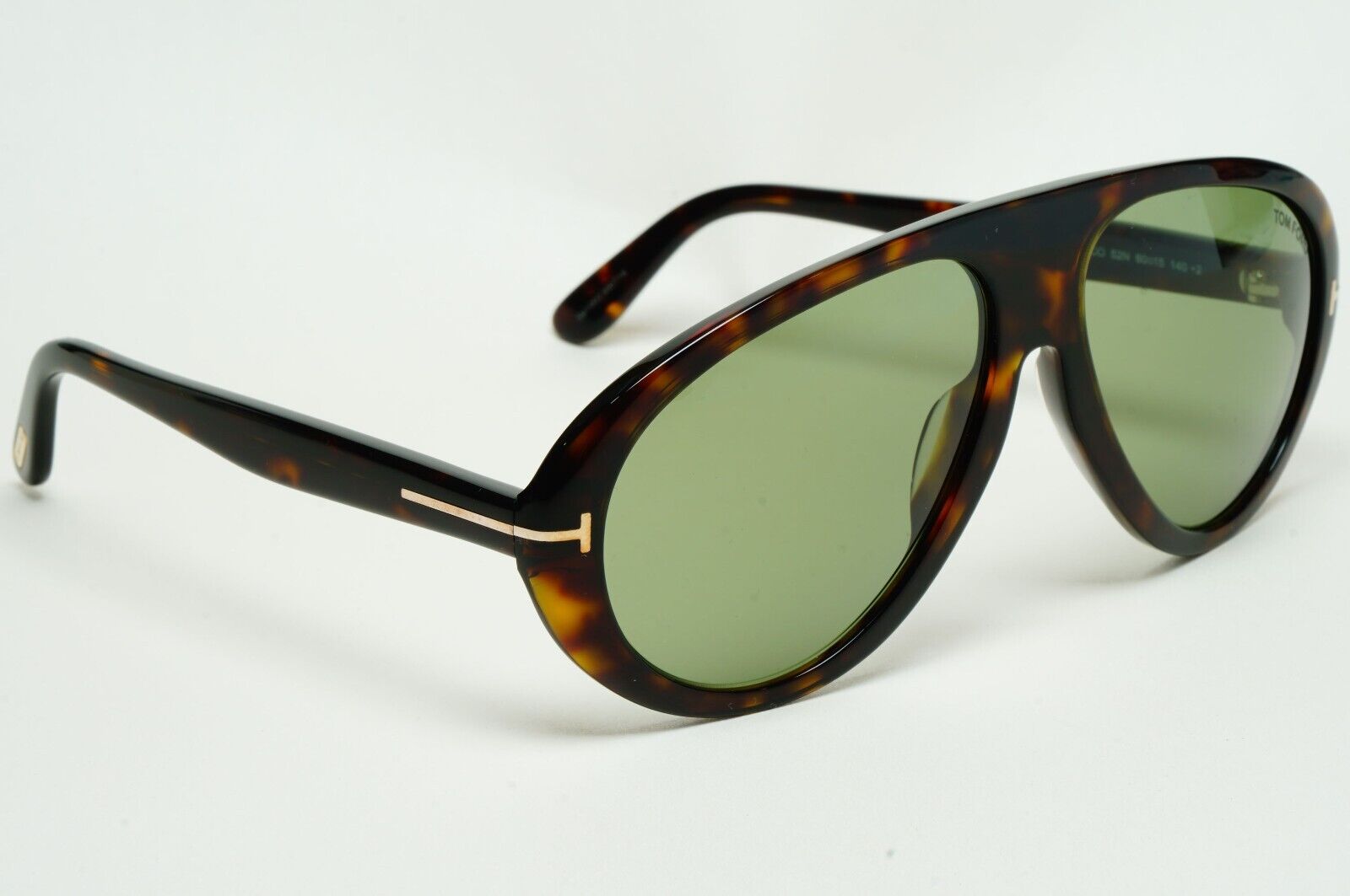 Tom Ford Sunglasses Camillo-02 Tortoiseshell Brown Green Unisex FT0988 TF988 52N