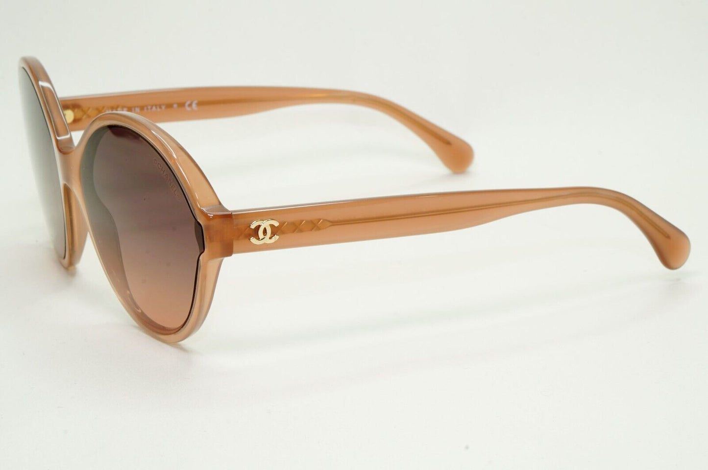 Chanel Sunglasses Brown Gradient Gold Round 5387 c.1623/K0 58mm