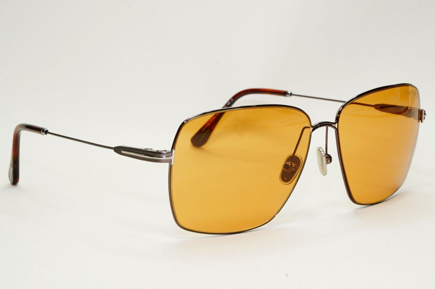 Tom Ford Sunglasses Pierre-02 Yellow Brown Grey Square FT0994 TF 994 08E 58mm