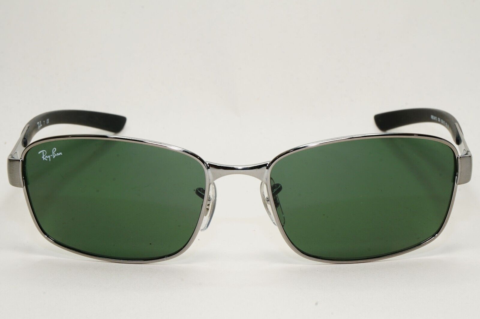 Ray-Ban Sunglasses 2011 Vintage Gunmetal Grey G15 Green RB 3413 004 59mm