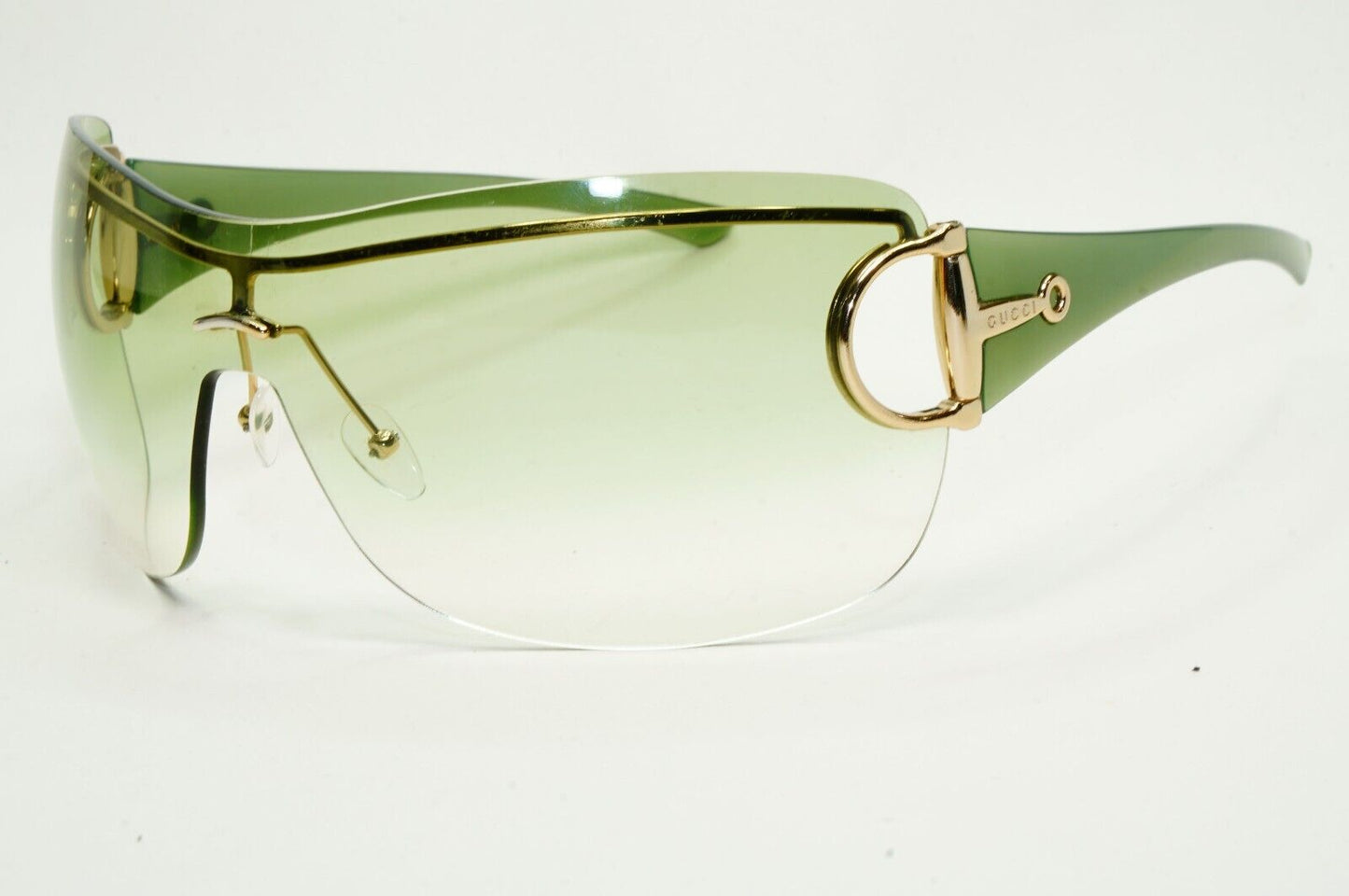 Gucci Sunglasses 2006 Vintage Green Transparent Horsebit GG 2711/S Z8C 291024