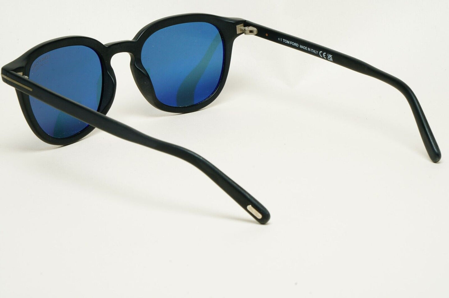 Tom Ford Sunglasses Pax Black Matte Blue Square FT0816 TF 816 02V 51mm