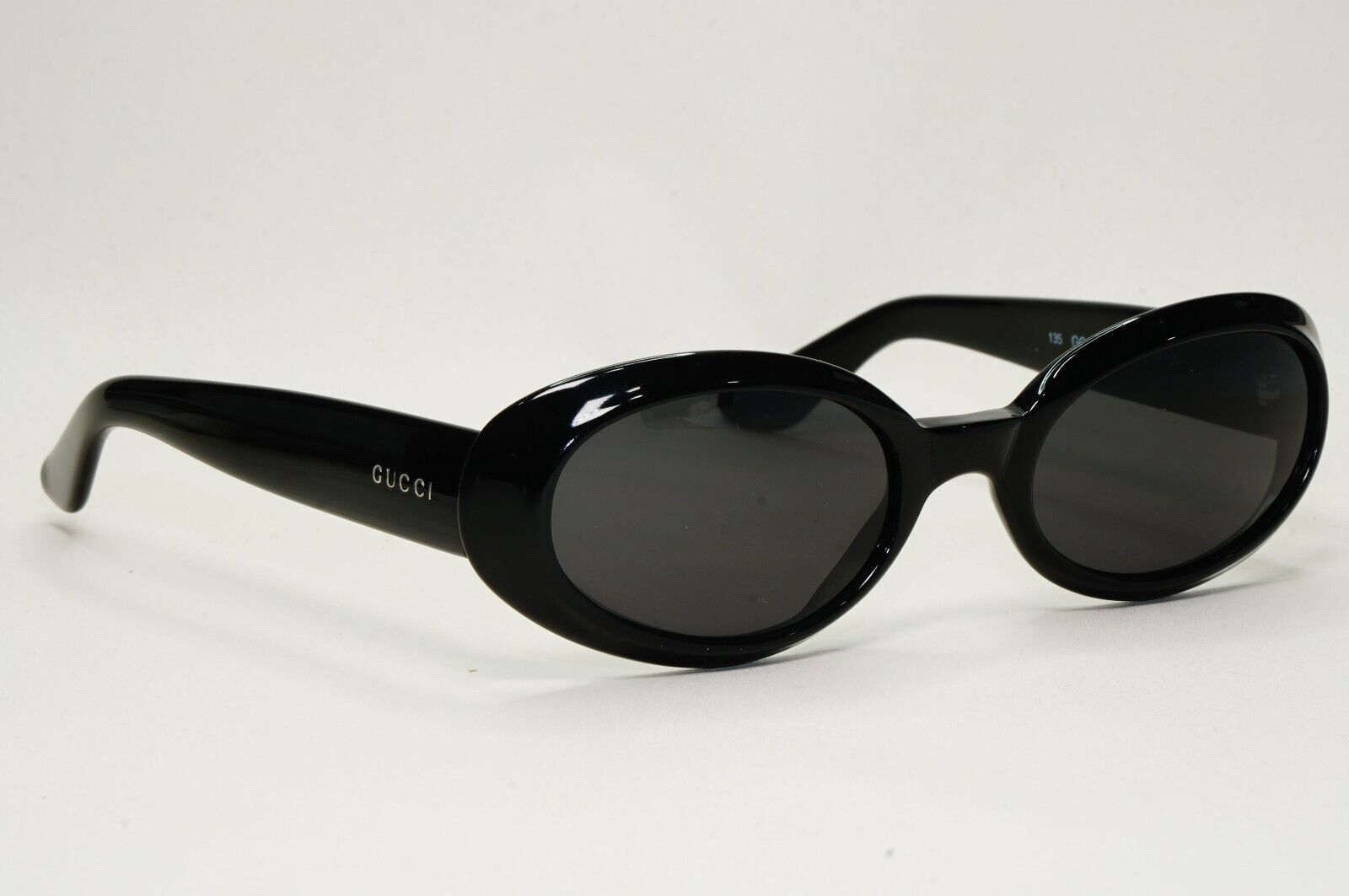 Gucci Sunglasses 1997 Vintage Black Oval Retro GG 2419/S 807 51mm 171024