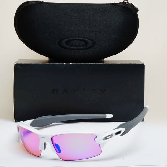 Oakley Sunglasses Flak 2.0 Prizm Golf Wrap White Grey OO 9295 06 59mm