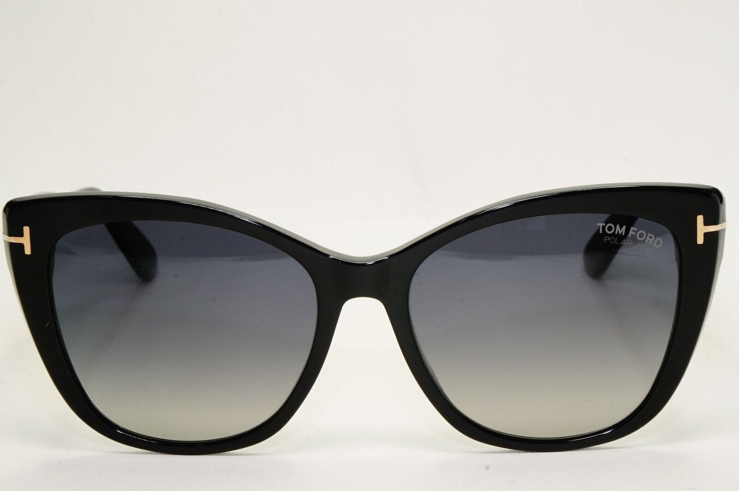 Tom Ford Sunglasses Nora Black Polarised Square Grey Gradient FT0937 TF 937 01D