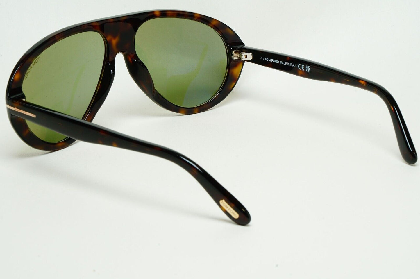 Tom Ford Sunglasses Camillo-02 Tortoiseshell Brown Green Unisex FT0988 TF988 52N