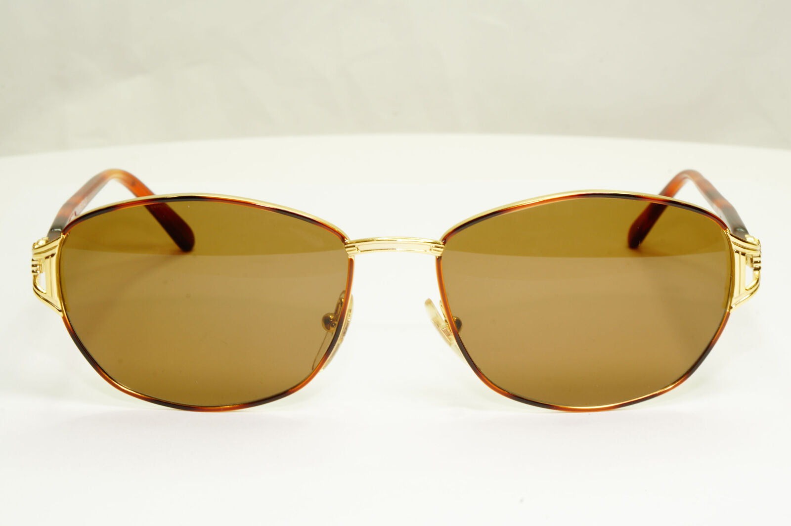 Gianni Versace 1995 Vintage Gold Medusa Brown Retro Sunglasses MOD G29 COL 14L