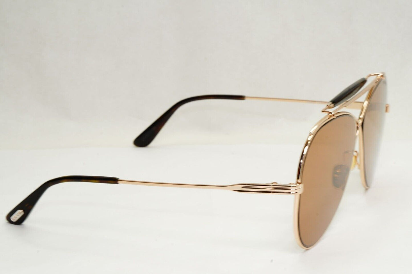 Tom Ford Sunglasses Holden Pilot Gold Brown Metal FT0818 TF 818 28E 60mm