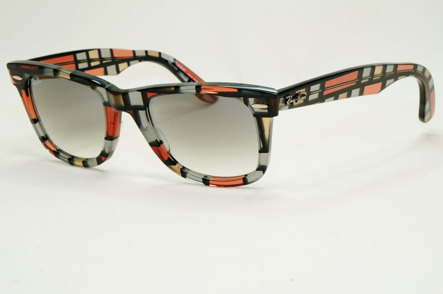 Ray-Ban Sunglasses Wayfarer Prints Series 6 Color Blocks RB 2140 1083/32 051124