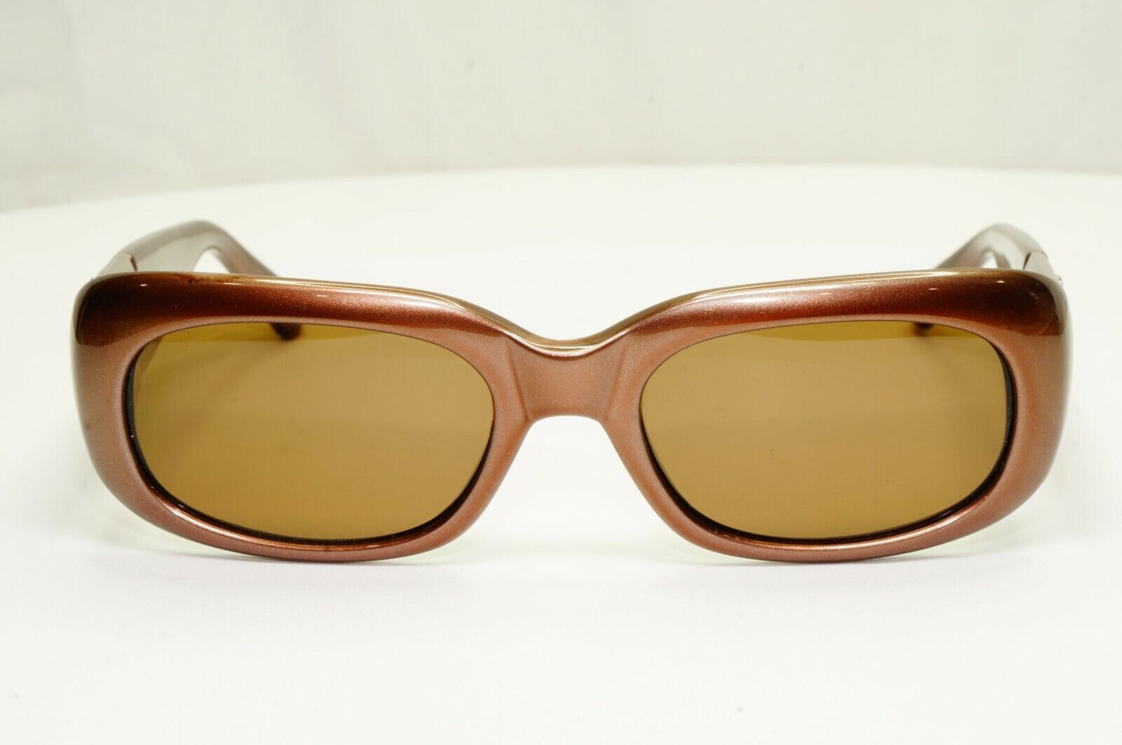 Gianni Versace 1996 Vintage Brown Square Medusa Sunglasses MOD 634 COL 341