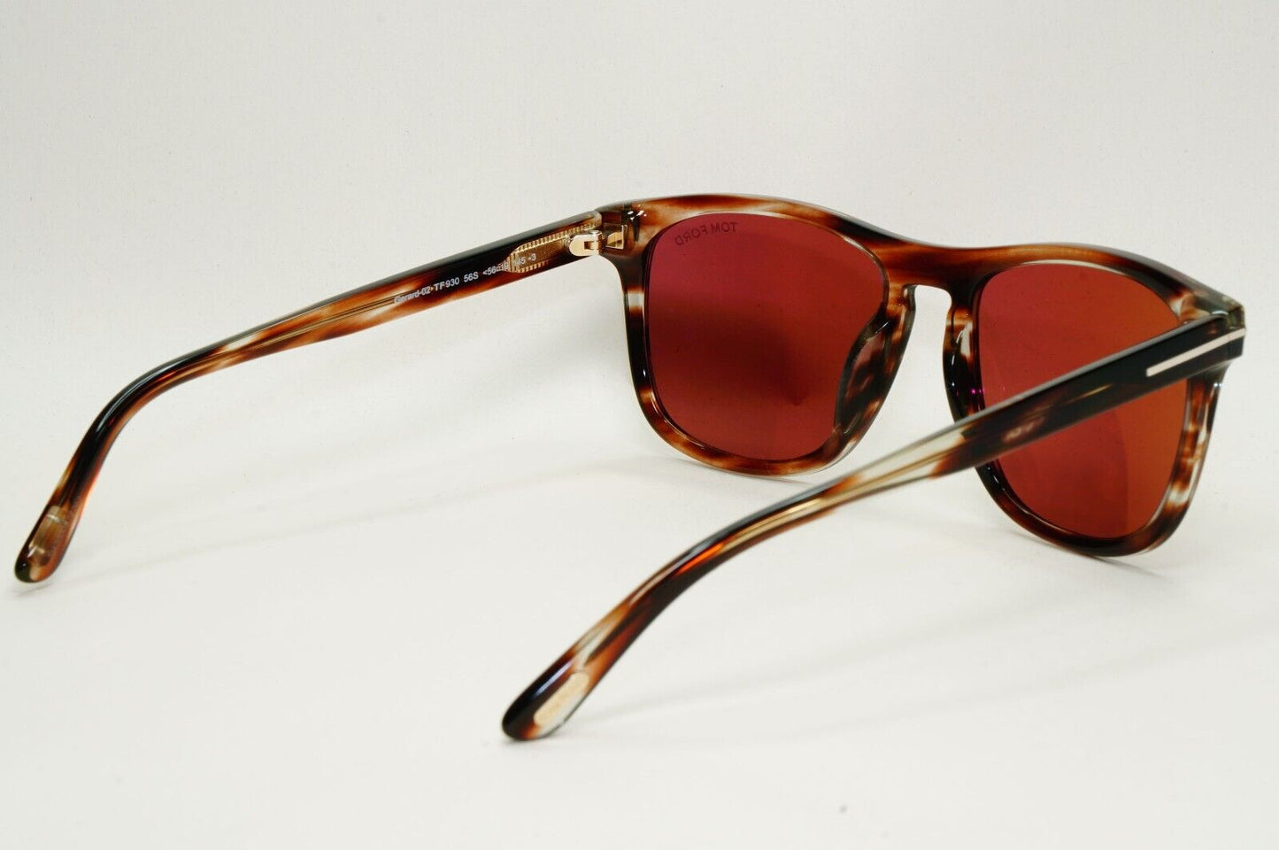 Tom Ford Sunglasses Gerard-02 Brown Striped Red Bordo FT0930 TF 930 56S 56mm