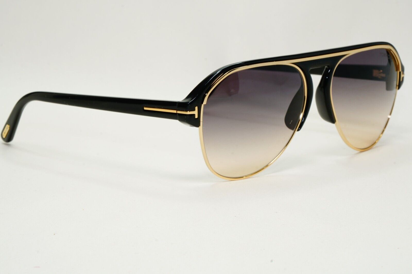 Tom Ford Sunglasses Marshall Black Gold Grey Gradient Pilot FT0929 TF 929 01B