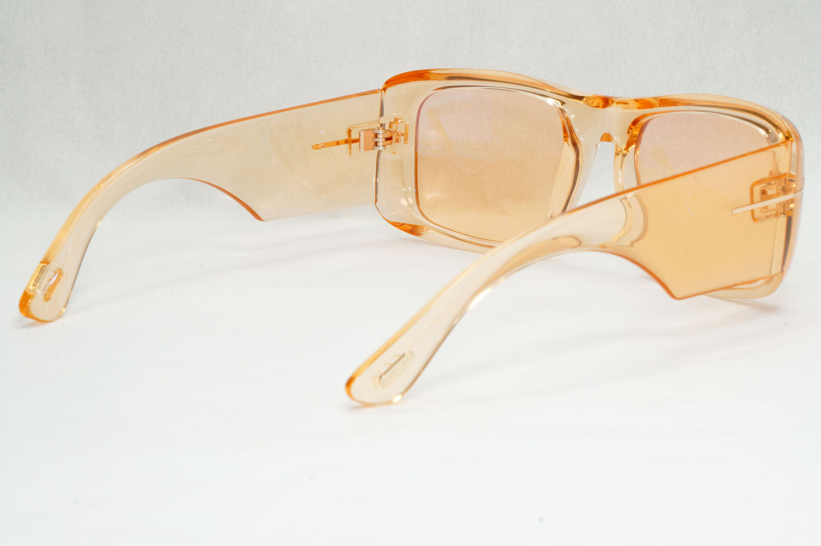 Tom Ford Sunglasses Orange Aristotle Transparent Light Square FT0731 TF 731 45E