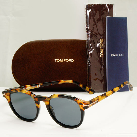 Tom Ford Jameson Sunglasses Havana Brown Grey Square Tortoise TF 752 56A FT0752