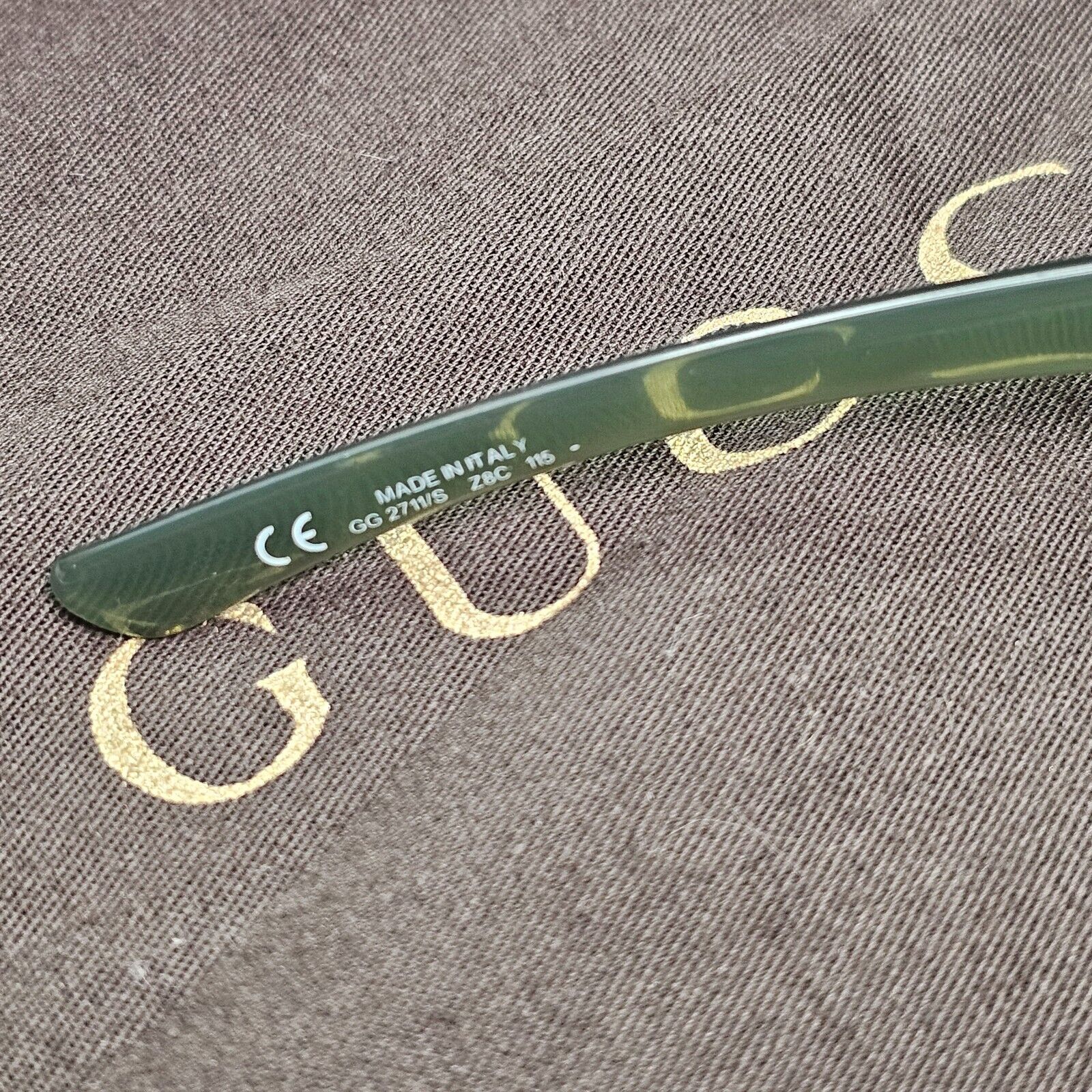 Gucci Sunglasses 2006 Vintage Green Transparent Horsebit GG 2711/S Z8C 291024