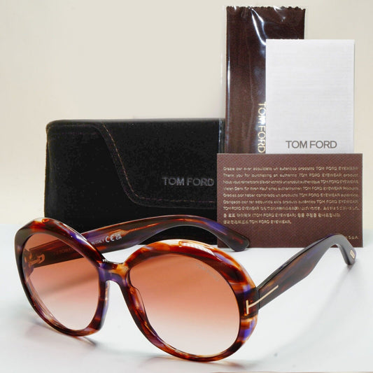 Tom Ford Sunglasses Annabelle Brown Havana Oversized Large FT1010 TF 1010 55Z