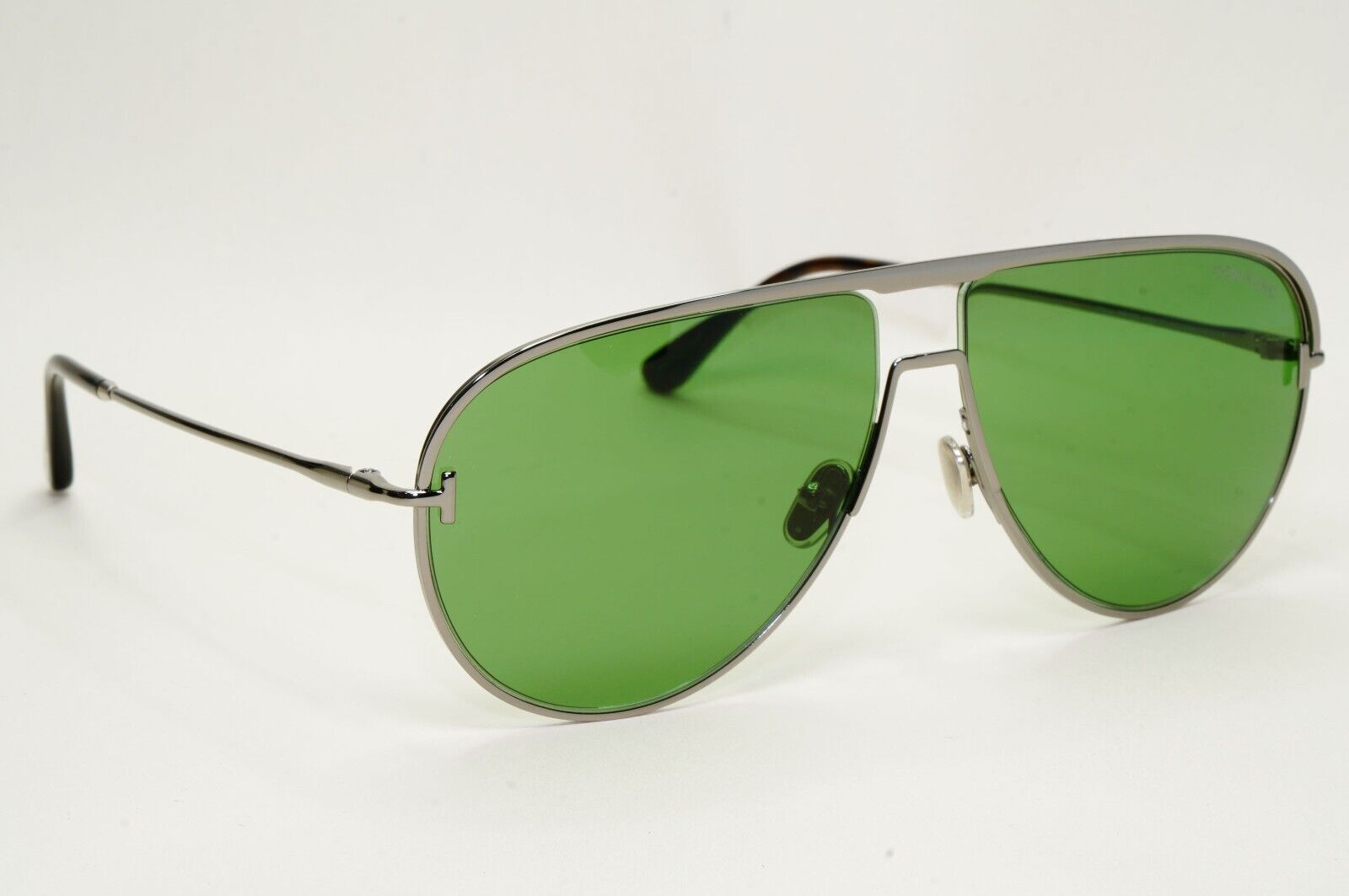 Tom Ford Sunglasses Theo Gunmetal Green Metal Pilot FT0924 TF 924 12N 60mm