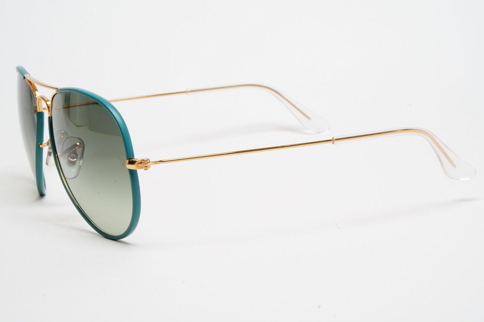 Ray-Ban Sunglasses Aviator Full Color Gold Blue Green RB 3025-J-M 9196/BH 58mm