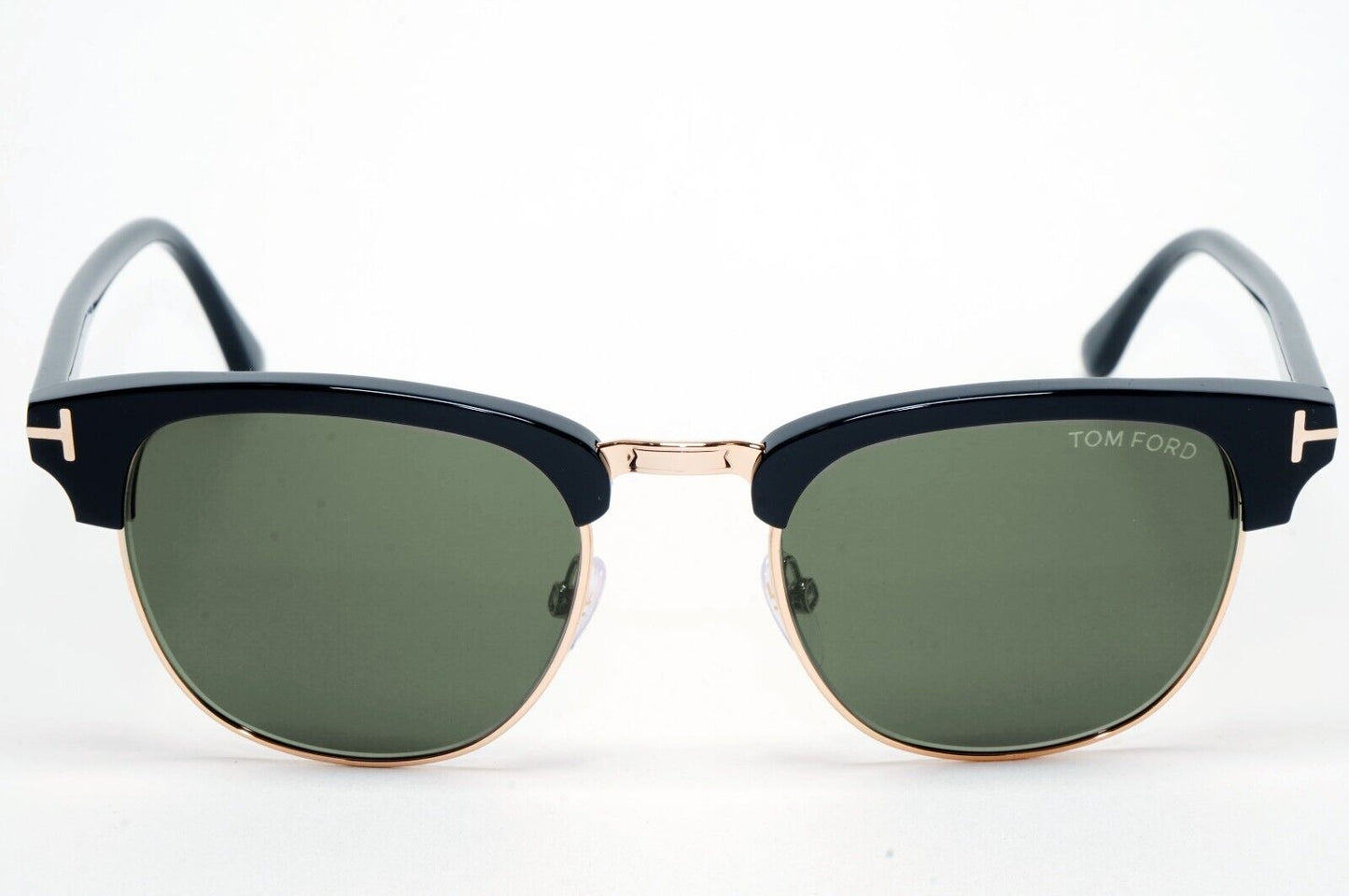 Tom Ford Sunglasses Henry Black Gold Green Square FT0248 TF 248 05N 51mm