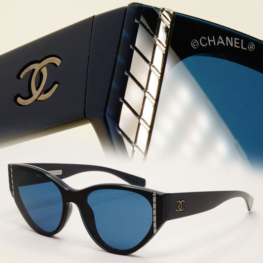 Chanel Sunglasses Dark Blue Navy 6054 c.1462/80