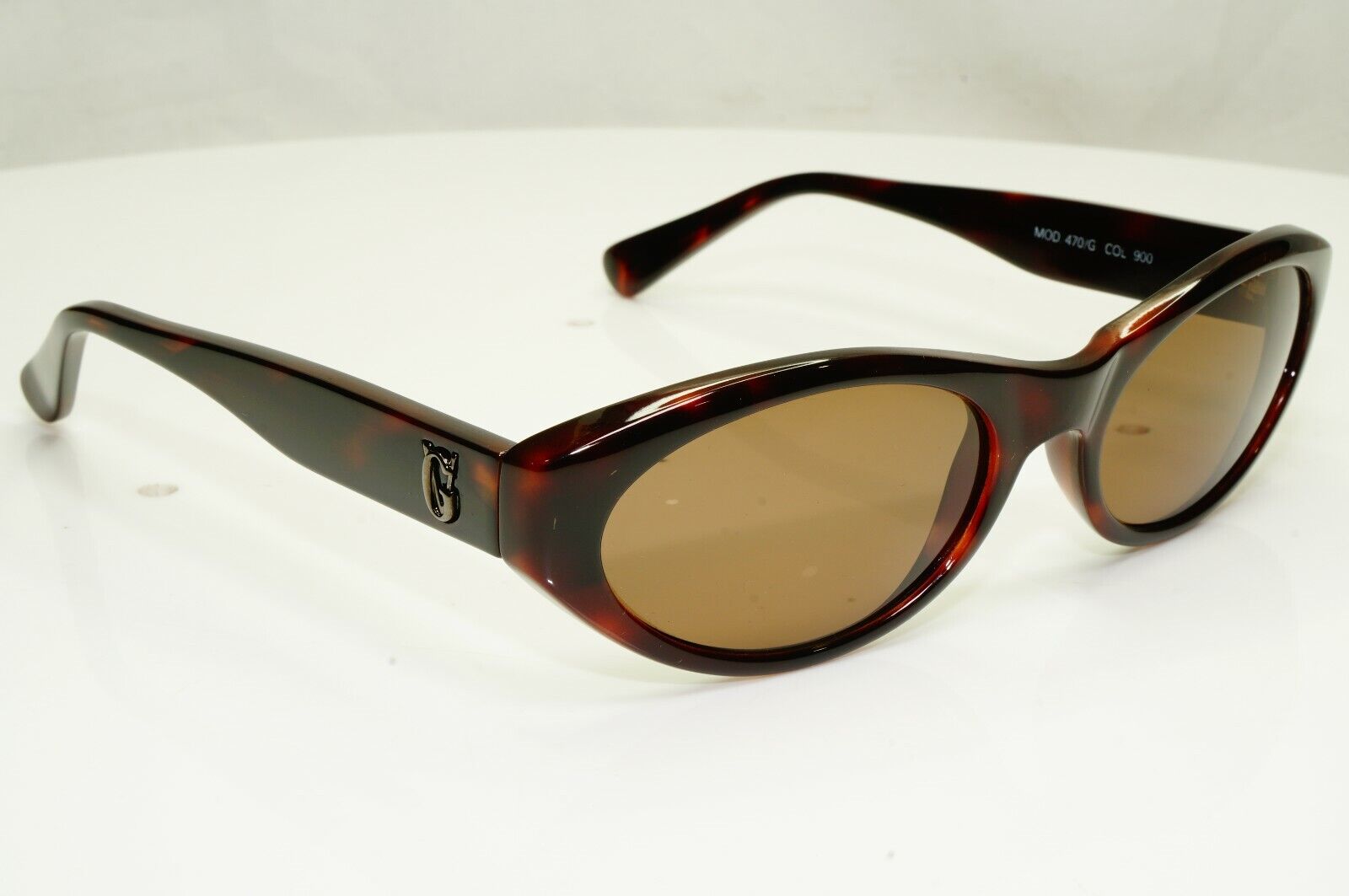 Gianni Versace 1996 Unisex Vintage Brown Sunglasses GV MOD 470/G COL 900