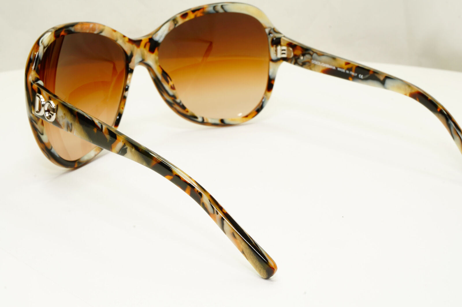 Authentic Dolce & Gabbana Womens Sunglasses Marble Brown DG 4048 851/13 240122