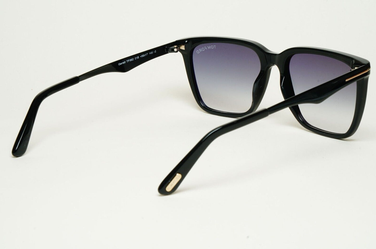 Tom Ford Sunglasses Garrett Black Grey Gradient Square FT0865 TF 865 01B 56mm