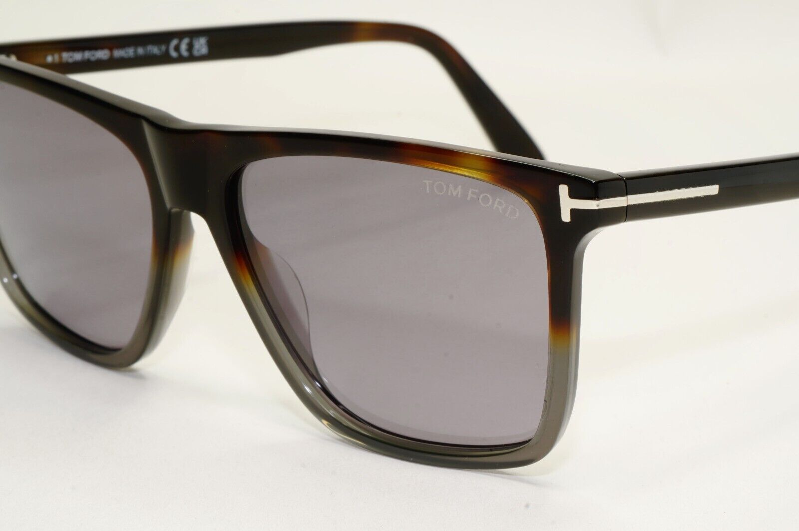 Tom Ford Sunglasses Fletcher Square Grey Brown Tortoise FT0832 TF 832 55C 57mm