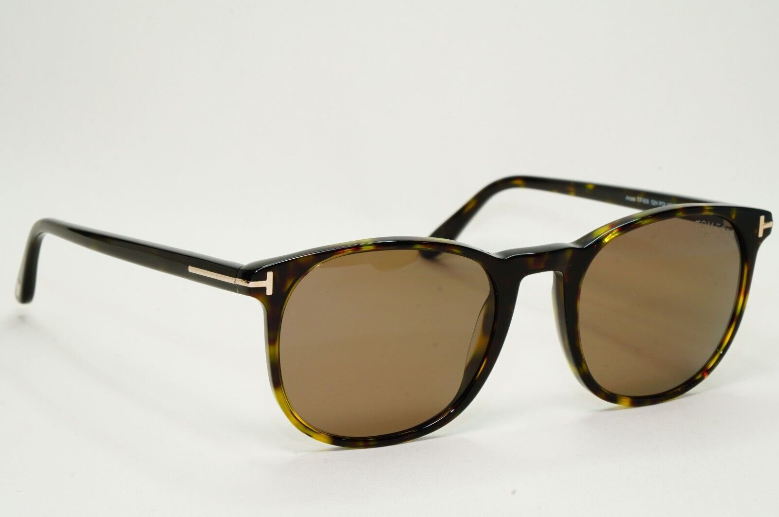 Tom Ford Sunglasses Ansel Polarised Brown Tortoise Square FT0858 TF 858 52H 51mm