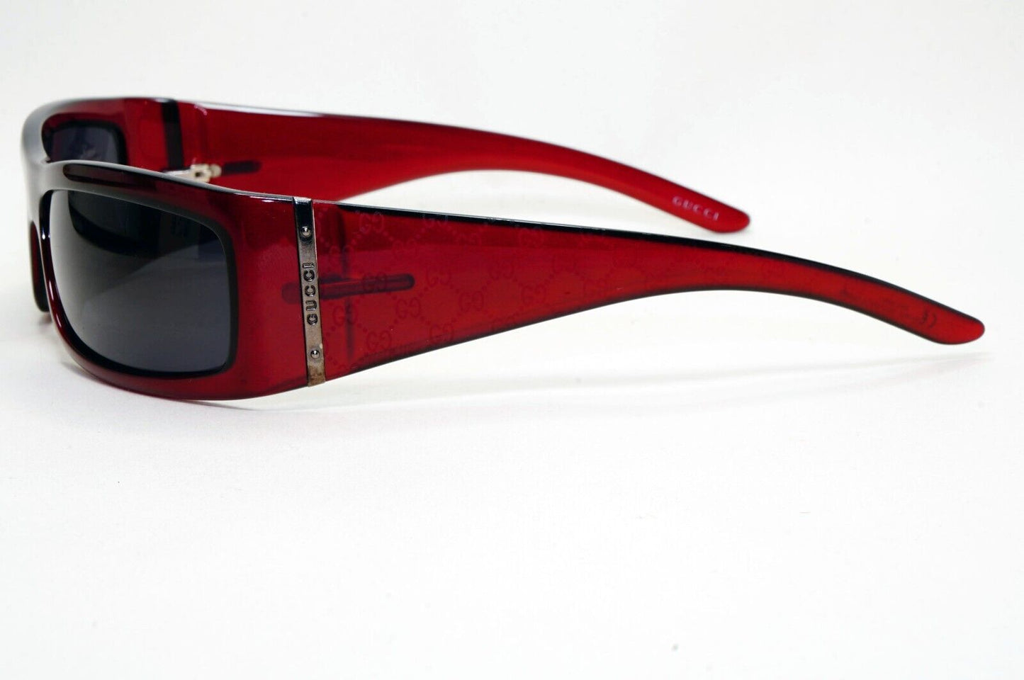 Gucci Sunglasses 2004 Vintage Monogram Dark Red Black GG 1564/S RECL3 291024