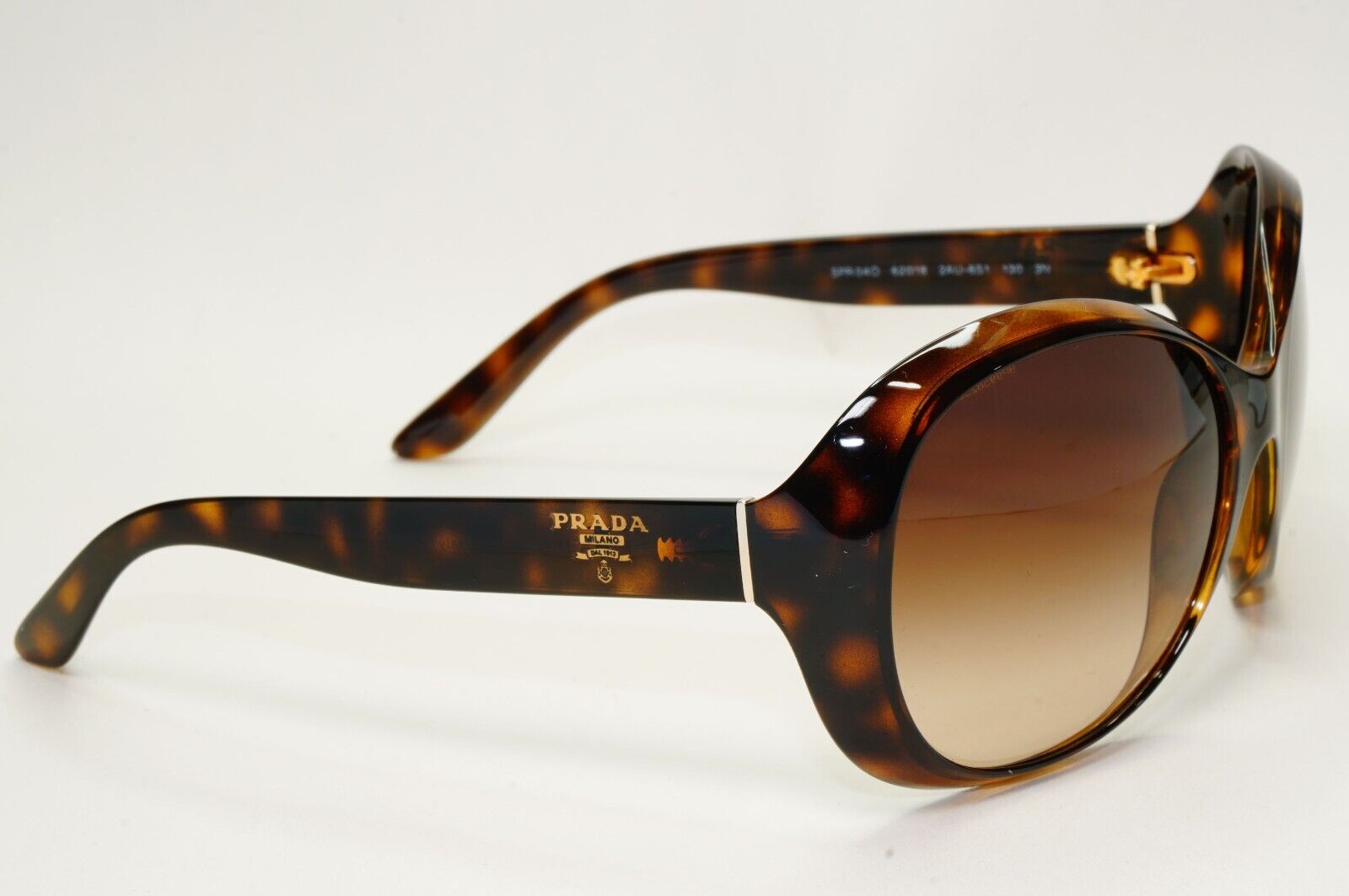 Prada Sunglasses 2012 Brown Tortoise Square Milano PR04OS SPR 04O 2AU-6S1