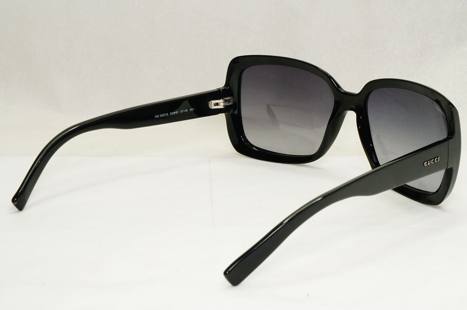 Gucci Sunglasses 2011 Vintage Monogram Black Square GG 3207/S D28H 070224