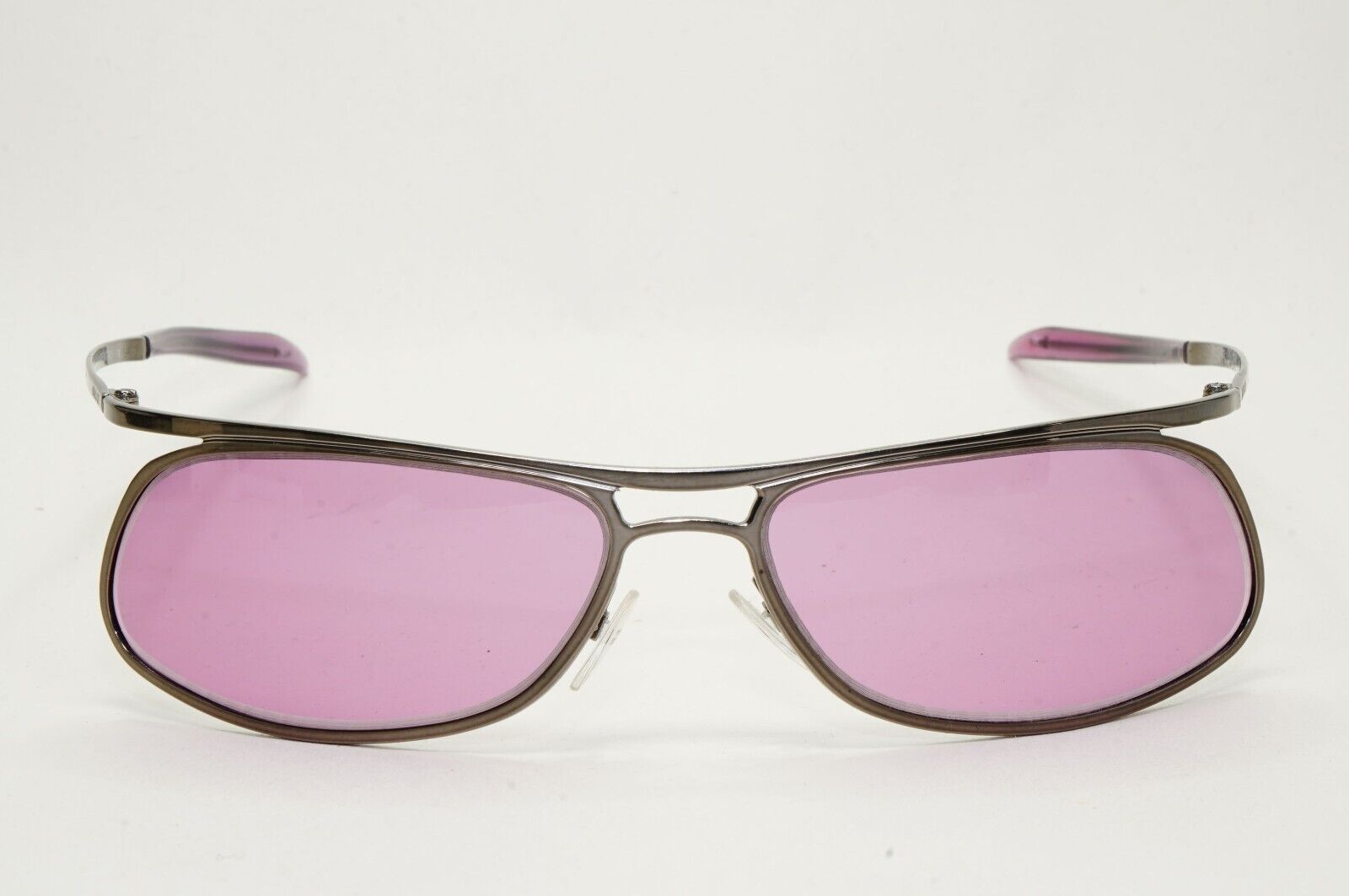 Gucci Sunglasses 2001 Vintage Wrap Gunmetal Pink Fuchsia GG 1672/S 831T9 291024