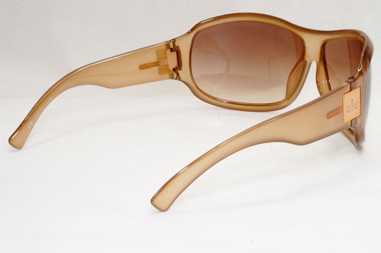 Gucci Sunglasses 2001 Vintage Brown Wrap Large Oversized GG 1562/S REP5E 270124